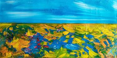 Original Abstract Landscape Paintings by André Pillay