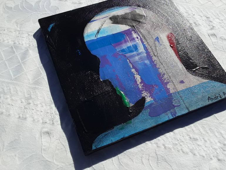 Original Abstract People Painting by André Pillay