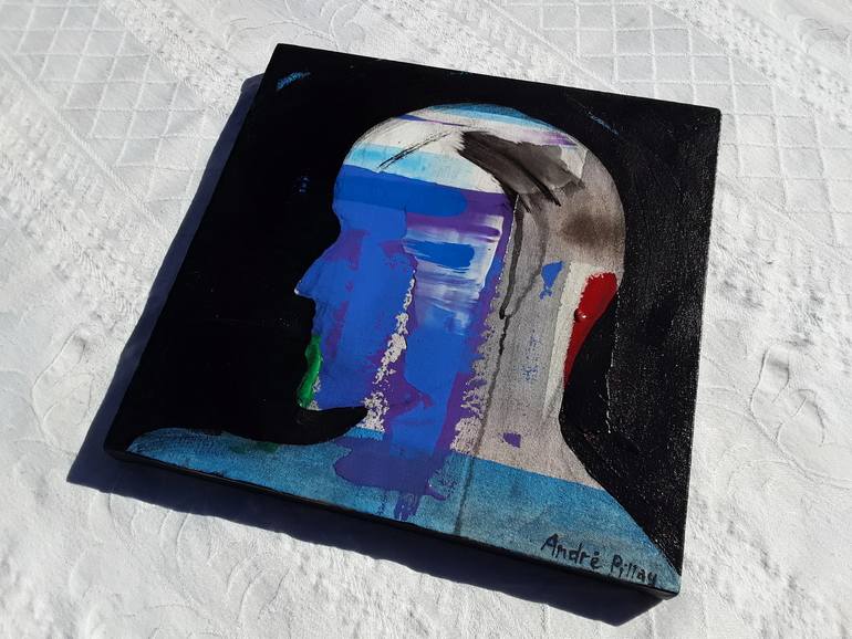 Original Abstract People Painting by André Pillay