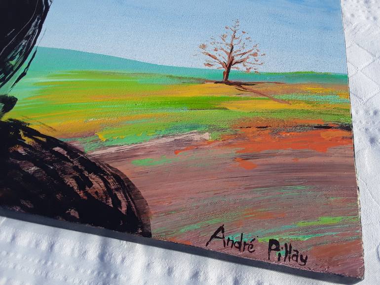 Original Figurative People Painting by Andre Pillay