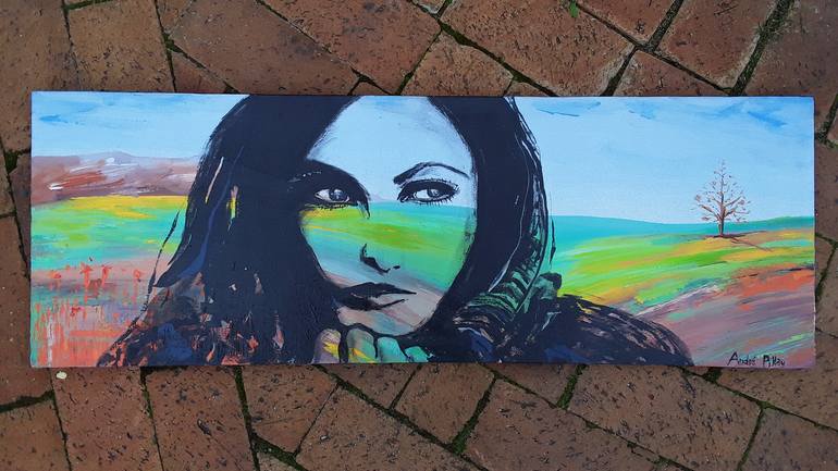 Original Figurative Portrait Painting by André Pillay