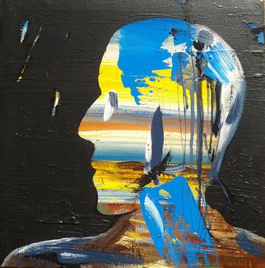 Original Abstract Portrait Paintings by André Pillay