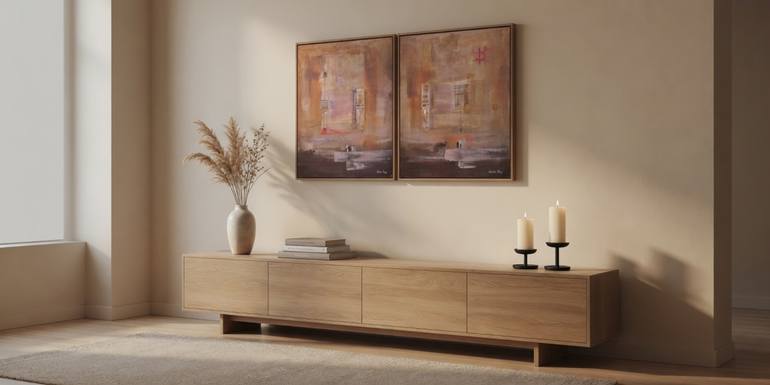 Original Abstract Expressionism Abstract Painting by André Pillay