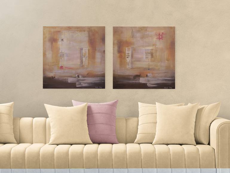 Original Abstract Expressionism Abstract Painting by André Pillay