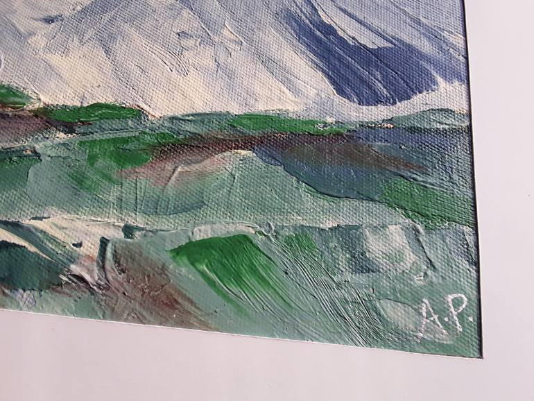 Original Impressionism Landscape Painting by Andre Pillay