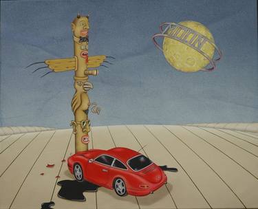 Print of Surrealism Science/Technology Paintings by Bastian Raiss