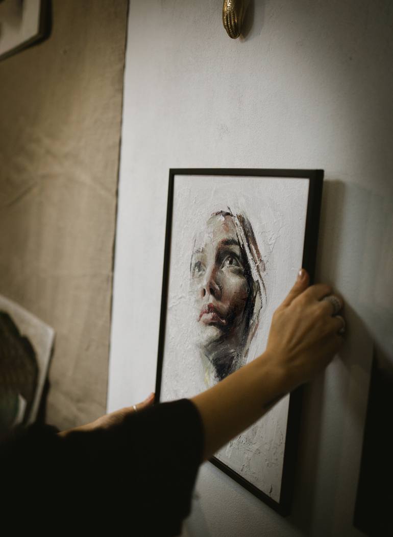 Original Abstract Expressionism Women Painting by Tara Giovanna Mancini