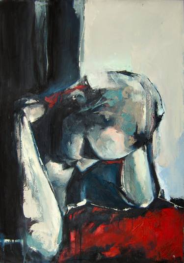 Original Expressionism Men Paintings by Tara Giovanna Mancini