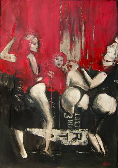 Original Conceptual Women Paintings by Tara Giovanna Mancini