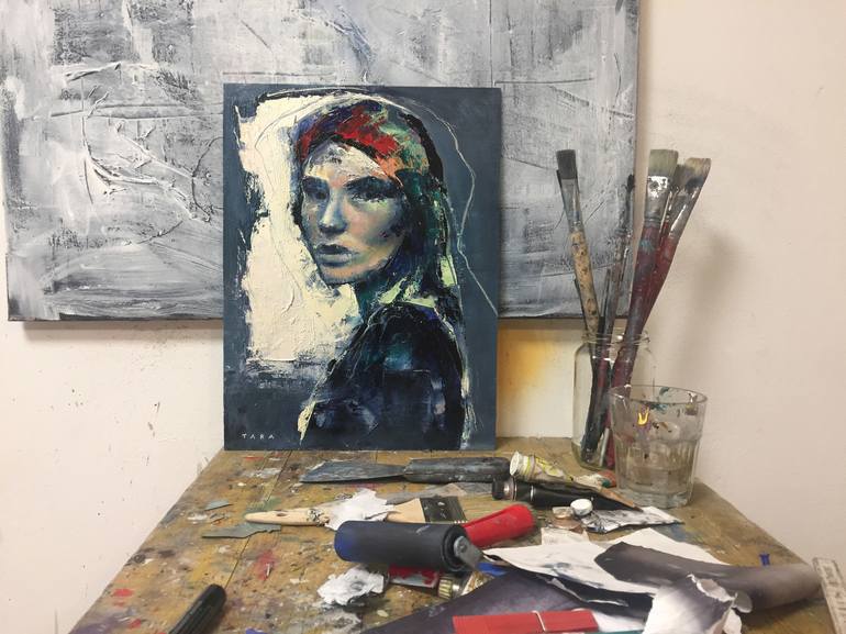 Original Portraiture Women Painting by Tara Giovanna Mancini