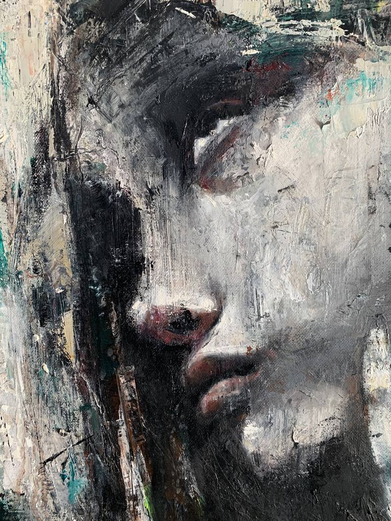 Original Figurative Portrait Painting by Tara Giovanna Mancini