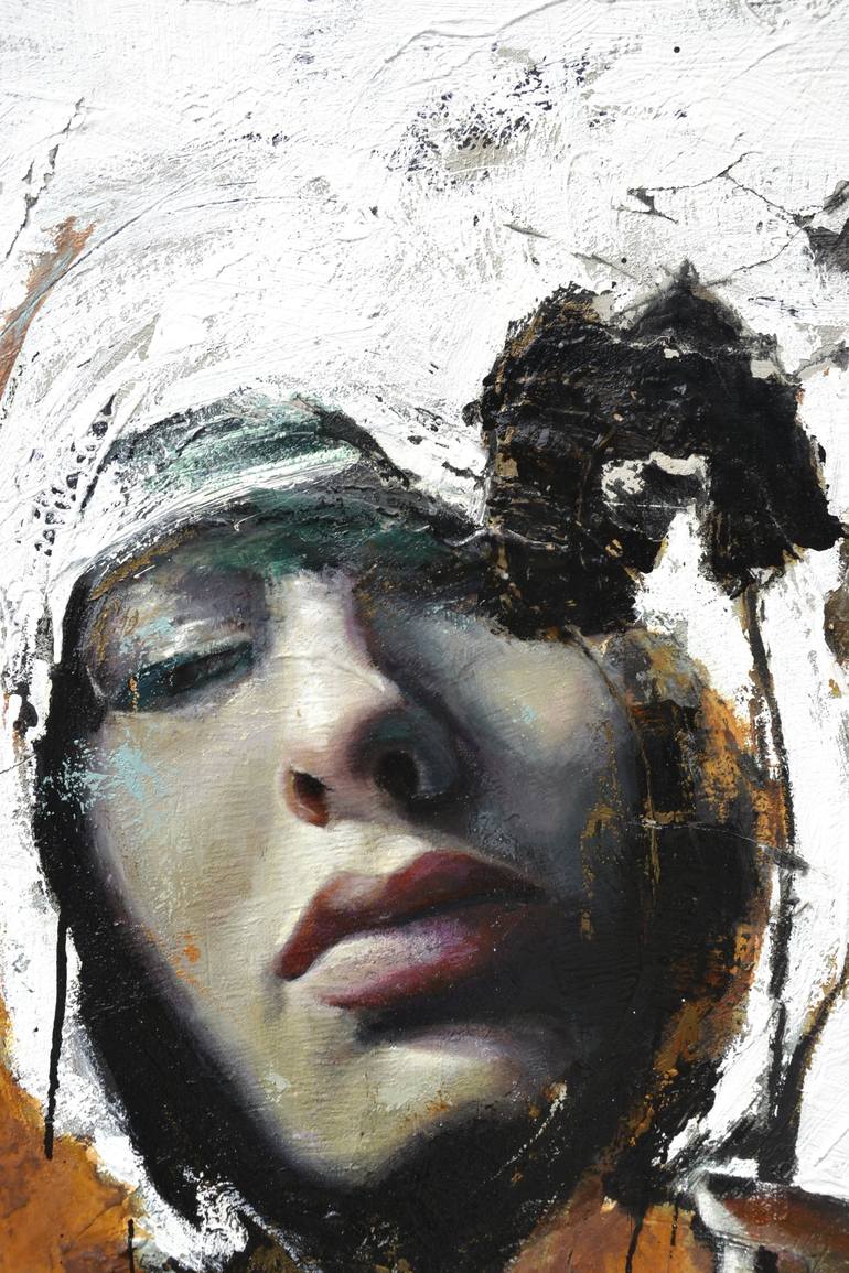 Original Conceptual Portrait Painting by Tara Giovanna Mancini