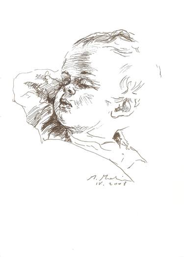 Original Portraiture Children Drawings by Monika Malinowska