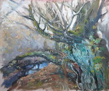 Original Figurative Tree Paintings by Monika Malinowska