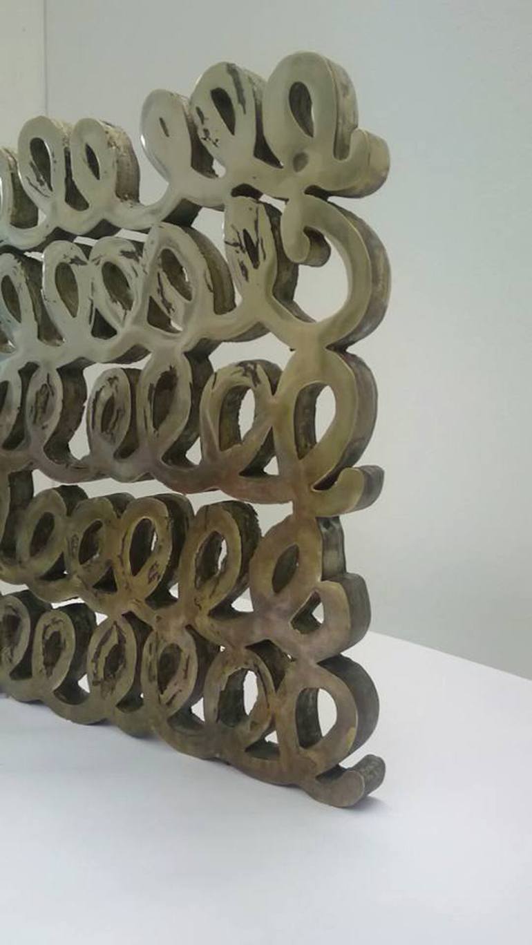 Original bronze Abstract Sculpture by val wecerka