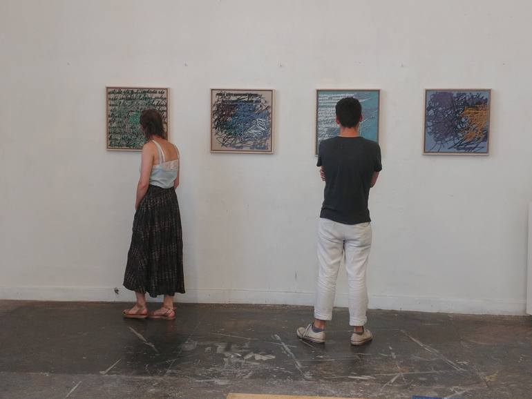 Original Abstract Painting by Val Wecerka