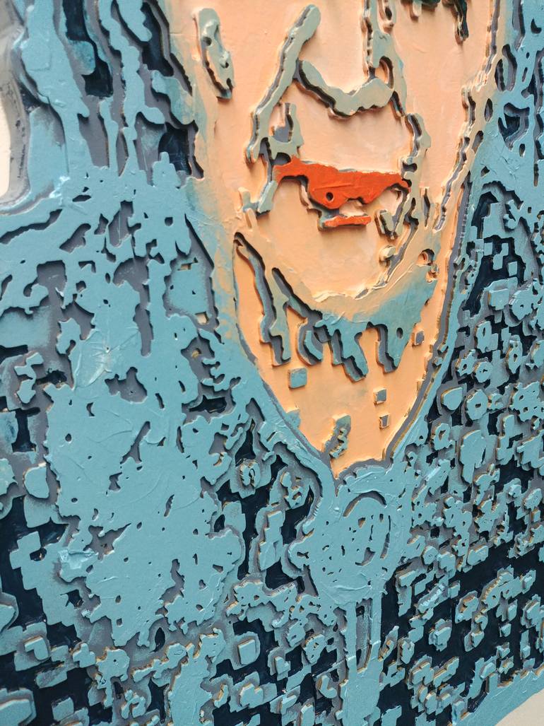 Original Portraiture People Sculpture by Val Wecerka