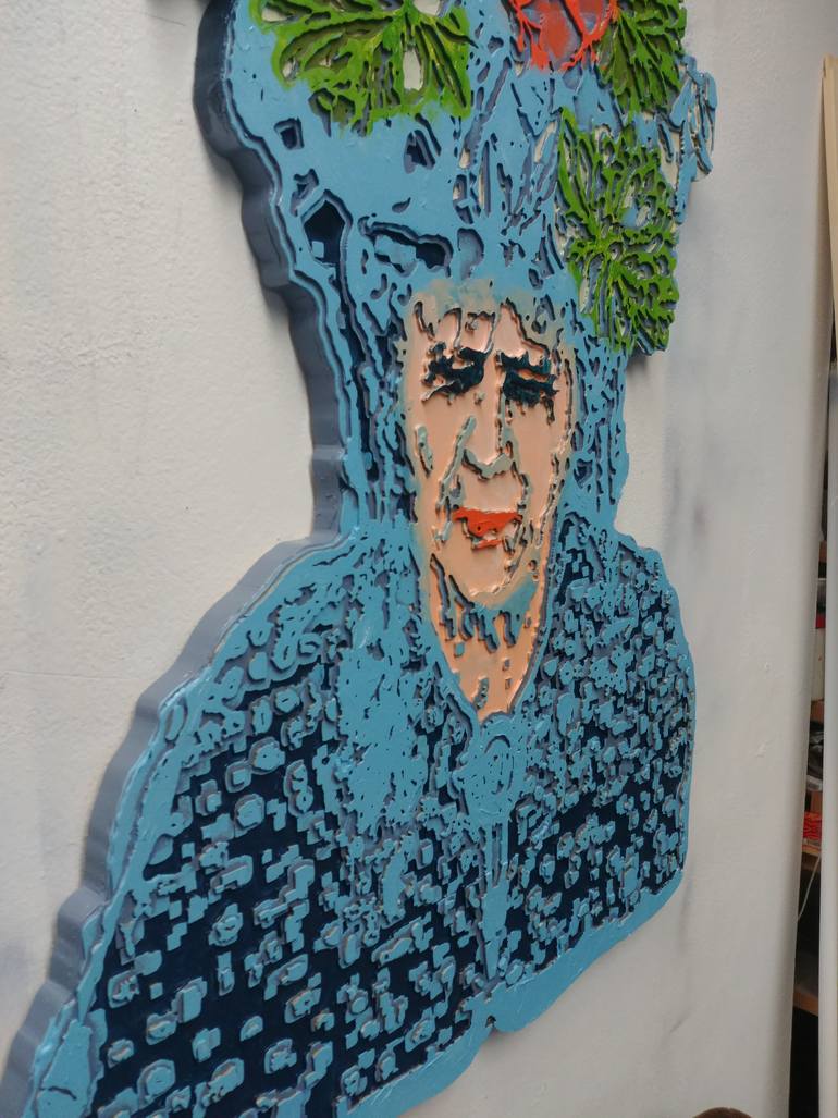Original Portraiture People Sculpture by Val Wecerka