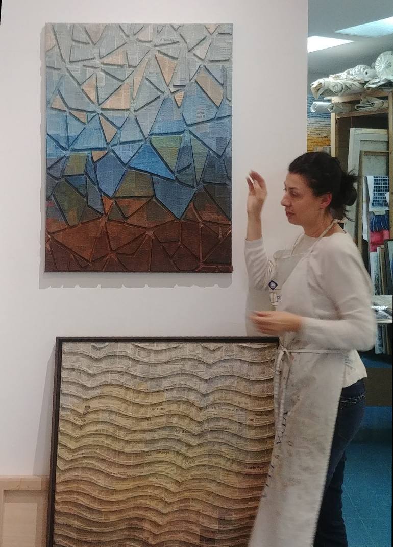 Original Modernism Abstract Painting by Val Wecerka