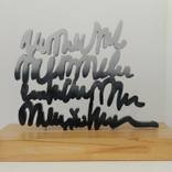 Kleine silberne Schrift by val wecerka