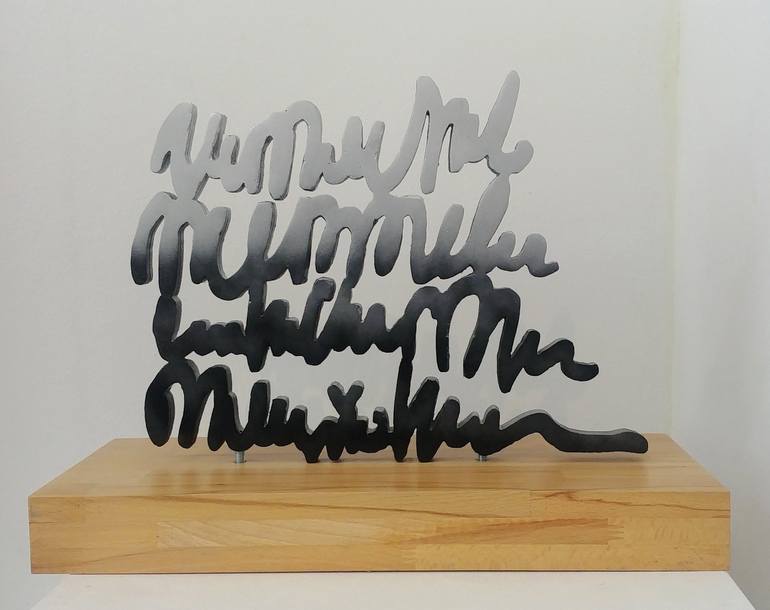 Print of Modern Calligraphy Sculpture by val wecerka