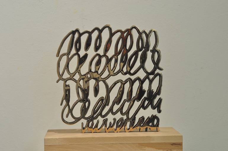 Print of Abstract Typography Sculpture by val wecerka