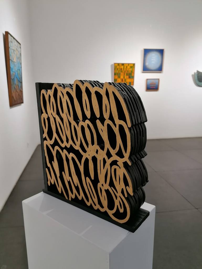 Original Abstract Sculpture by Val Wecerka