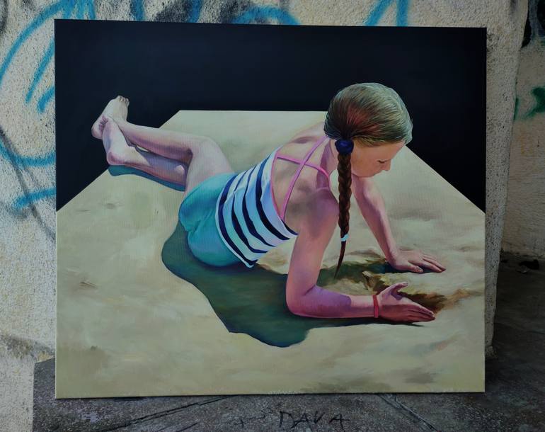 Original Abstract Body Painting by Nastya Hasan
