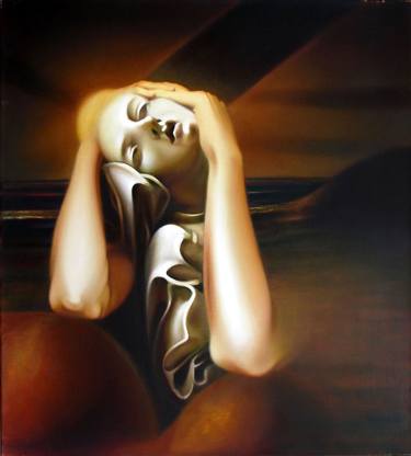 Print of Surrealism Erotic Paintings by Leo Wijnhoven