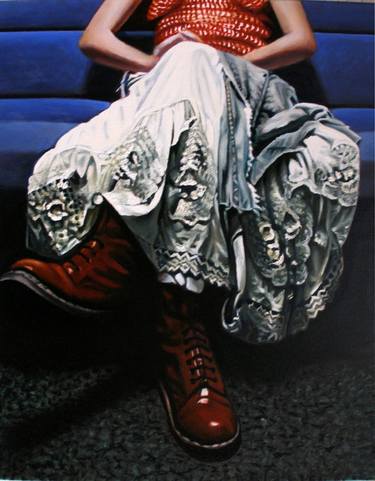 Original Realism Fashion Paintings by Leo Wijnhoven