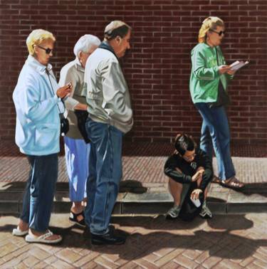 Print of Realism People Paintings by Leo Wijnhoven