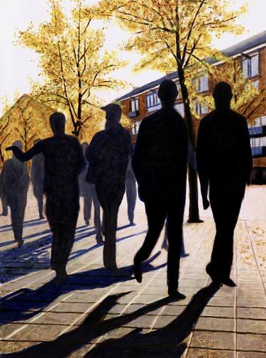 Print of Figurative People Paintings by Leo Wijnhoven