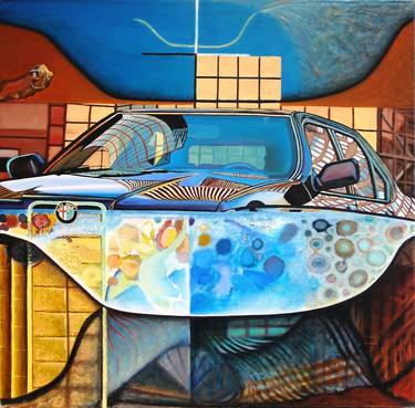 Print of Abstract Expressionism Car Paintings by Leo Wijnhoven