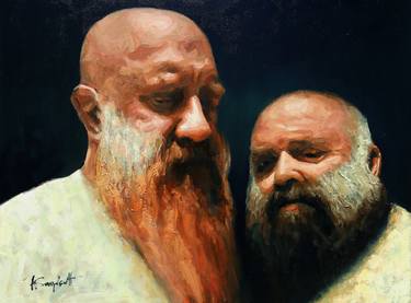 Original Portrait Painting by Alexei Biryukoff