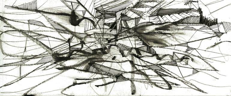 all these rampant connections Drawing by francis walker | Saatchi Art