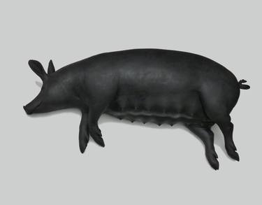 Original Realism Animal Sculpture by Dido Crosby