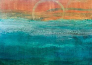 Original Abstract Seascape Paintings by Gabriella Lewenz
