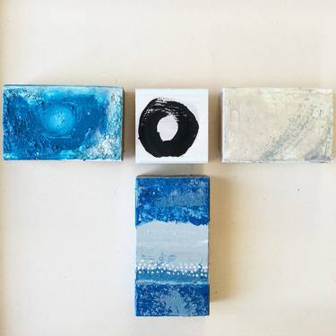 Original Fine Art Abstract Paintings by Gabriella Lewenz