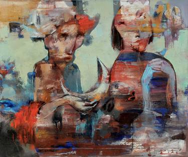 Print of Abstract Expressionism Family Paintings by Rado Radoslavov