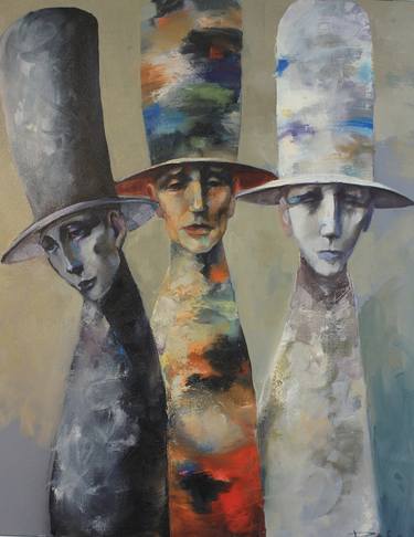 Original Men Painting by Rado Radoslavov