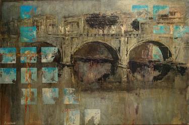 Original Architecture Painting by Angelo Ciancaglini