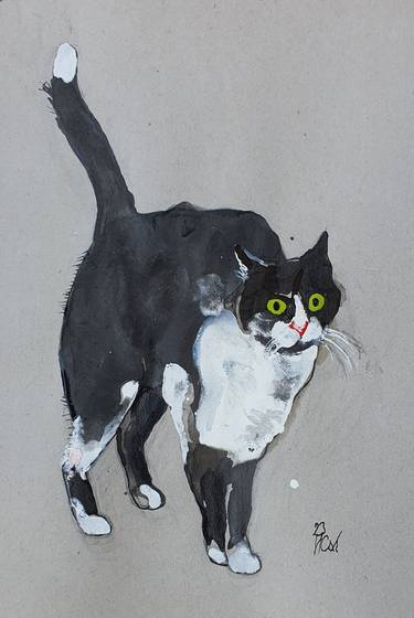 Print of Conceptual Cats Drawings by Ilian Savkov