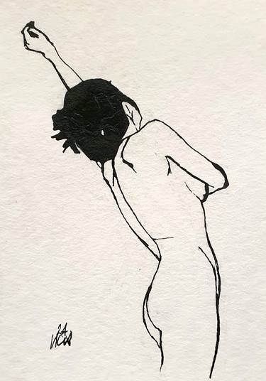Print of Art Deco Nude Drawings by Ilian Savkov