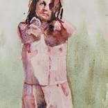 Brunette in Pink by Ilian Savkov