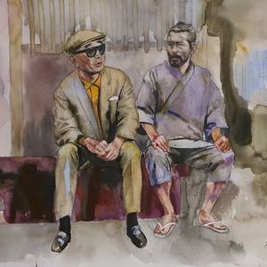 Akira Kurosawa and Toshiro Mifune