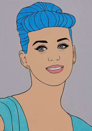 Katy Perry with Blue Hair thumb