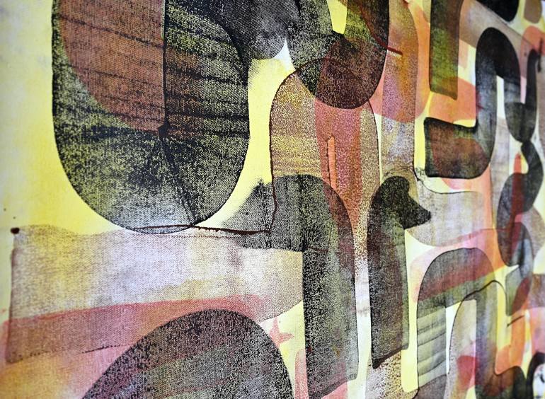 Original Abstract Expressionism Abstract Painting by Sumit Mehndiratta