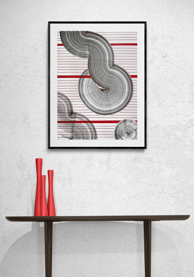 Original Abstract Drawing by Sumit Mehndiratta