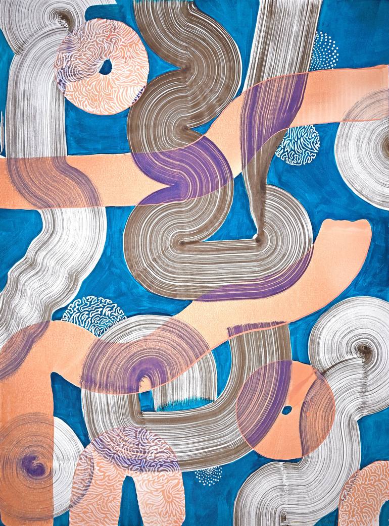 Print of Contemporary Abstract Drawings by Sumit Mehndiratta
