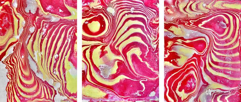 Original Abstract Expressionism Abstract Painting by Sumit Mehndiratta